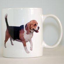 Bögre beagle képpel