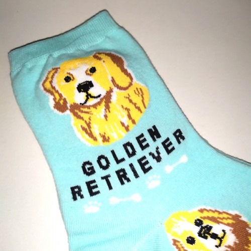 Golden Retriever kutya mintás zokni - 2.