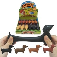 Tacskó alakú antistressz játék kutyabarátoknak